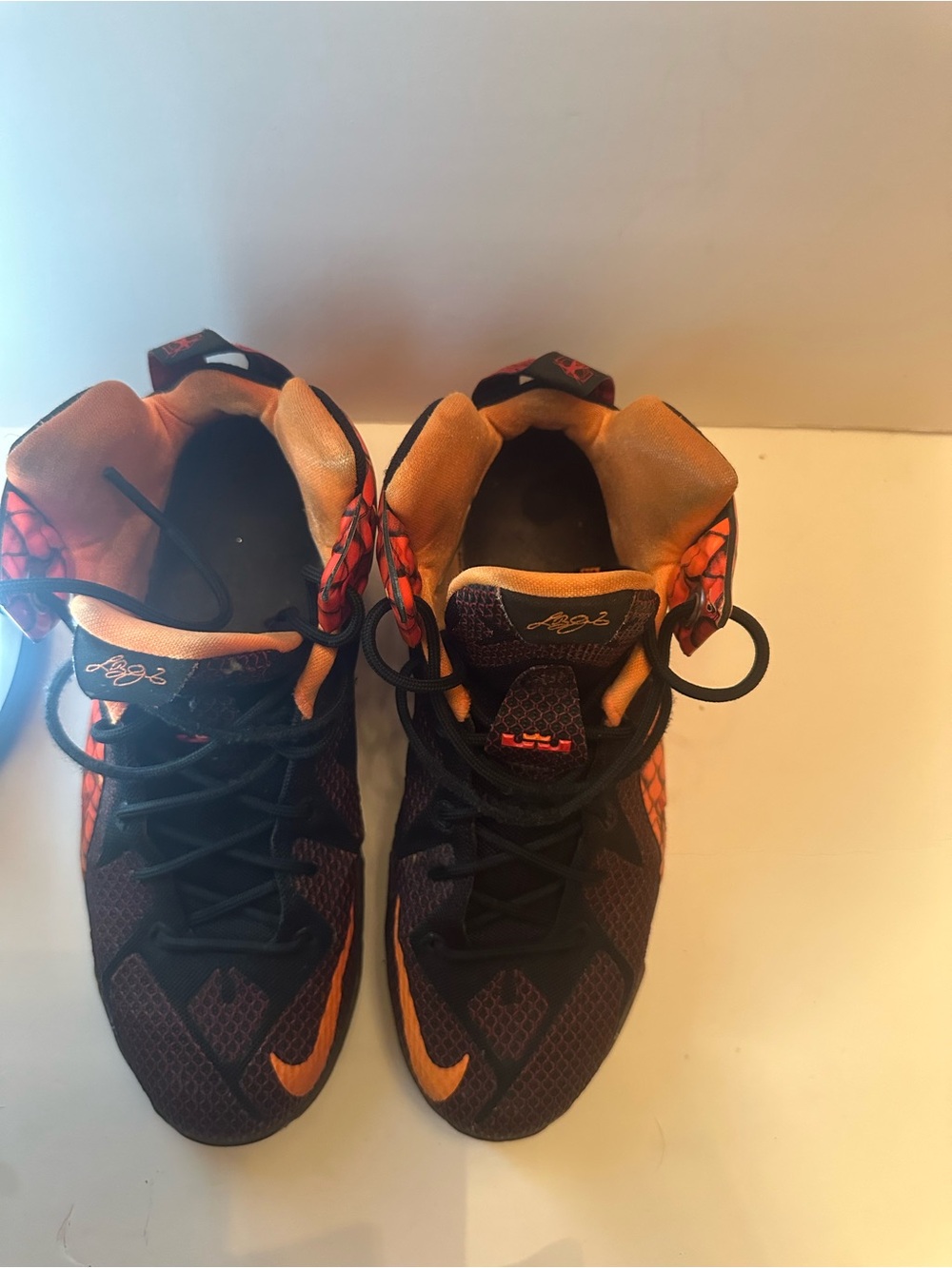Nike Men’s Basketball Shoes - Black & Orange